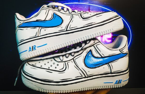 Cartoon Blue Swoosh - Imagen 5
